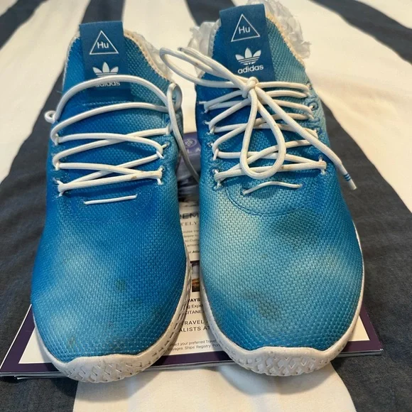 Adidas X Pharrell Williams Hu 9.5 mens blue - Picture 3 of 6